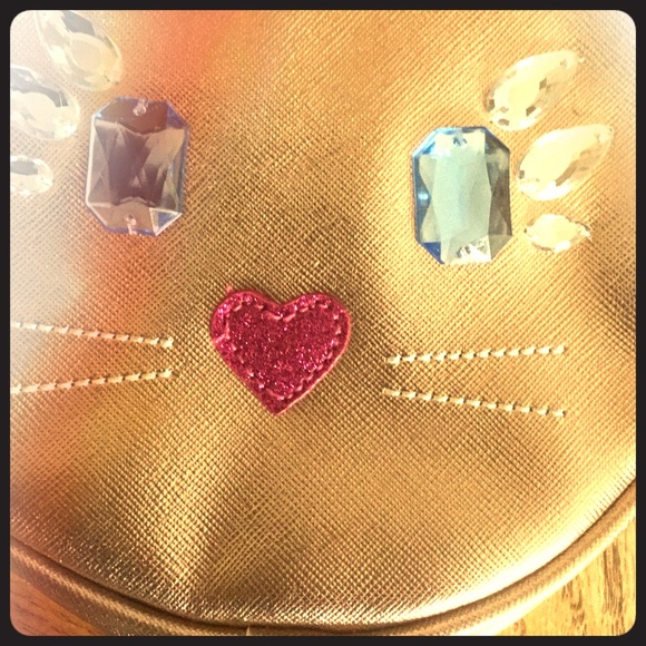 Betsey Johnson Bags Rose Gold Kitty Black Kitty Crossbody Duo